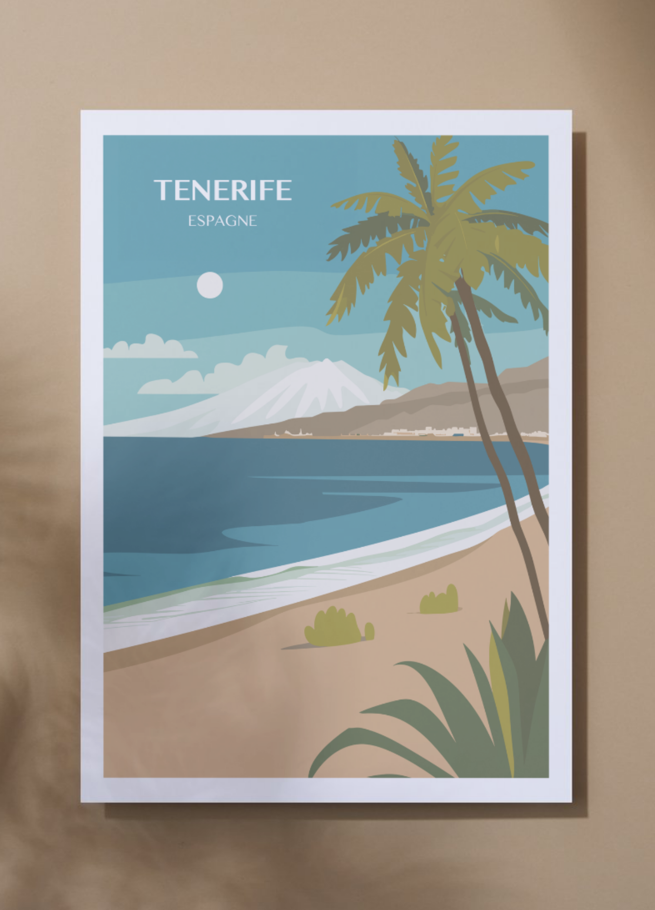 Affiche voyage à Tenerife 🇪🇸