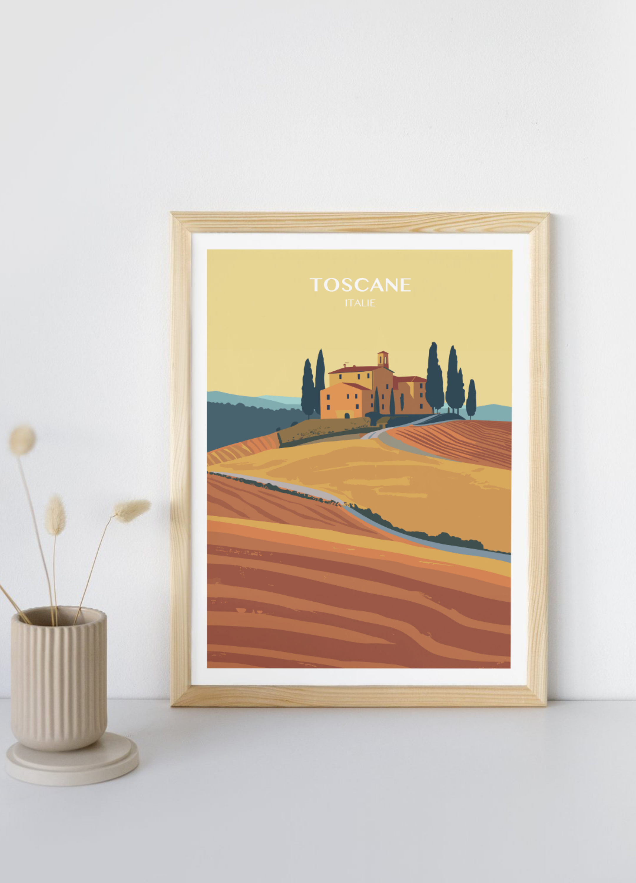 Affiche voyage en Toscane 🇮🇹