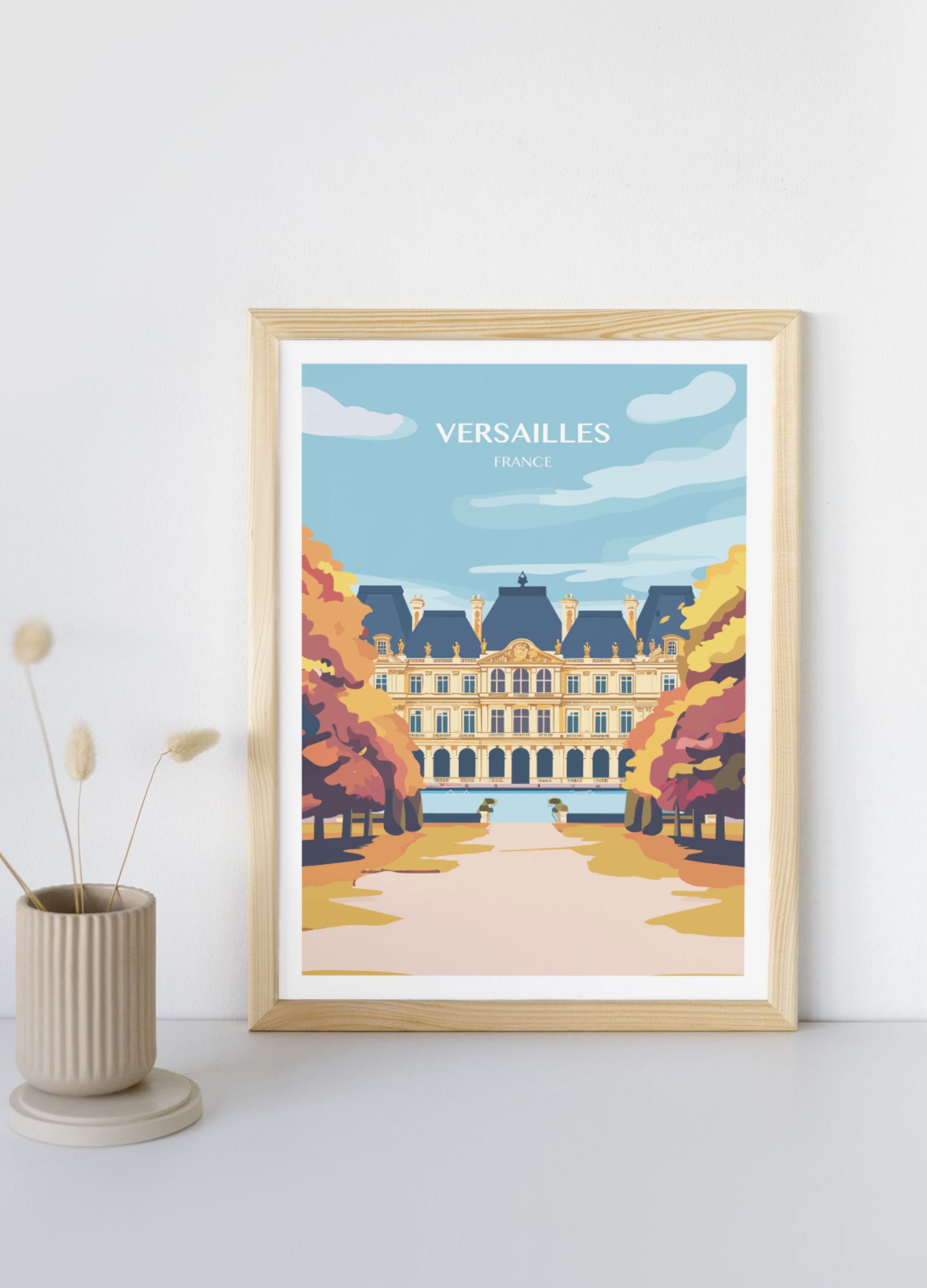 Affiche voyage à Versailles 🇫🇷