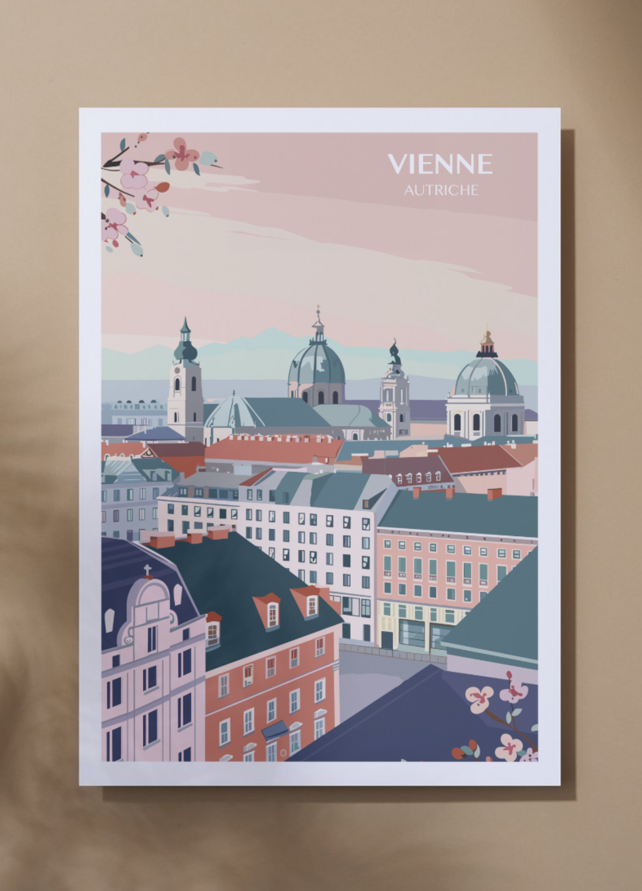 Affiche voyage à Vienne 🇦🇹