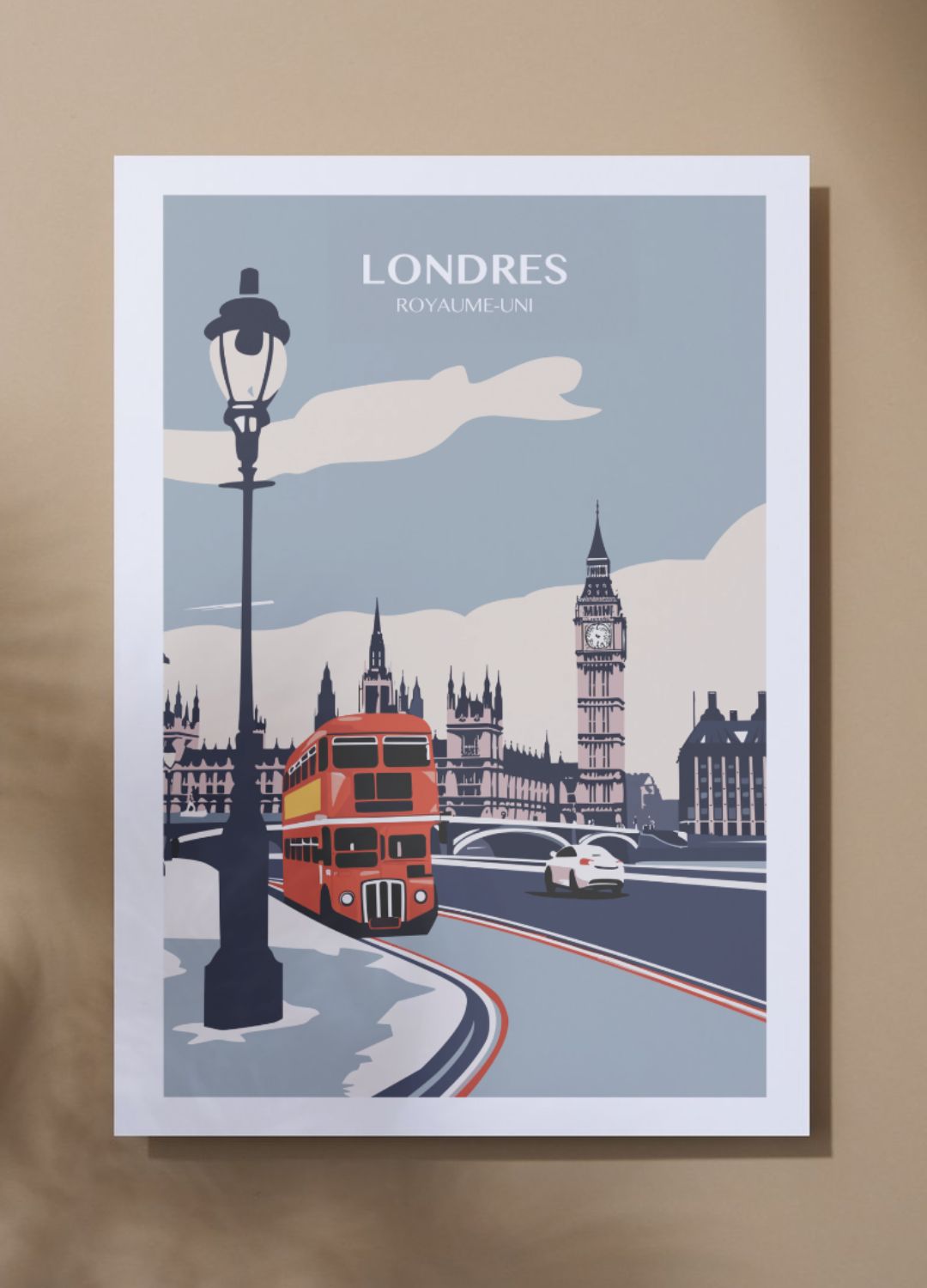 Affiche voyage à Londres 🇬🇧