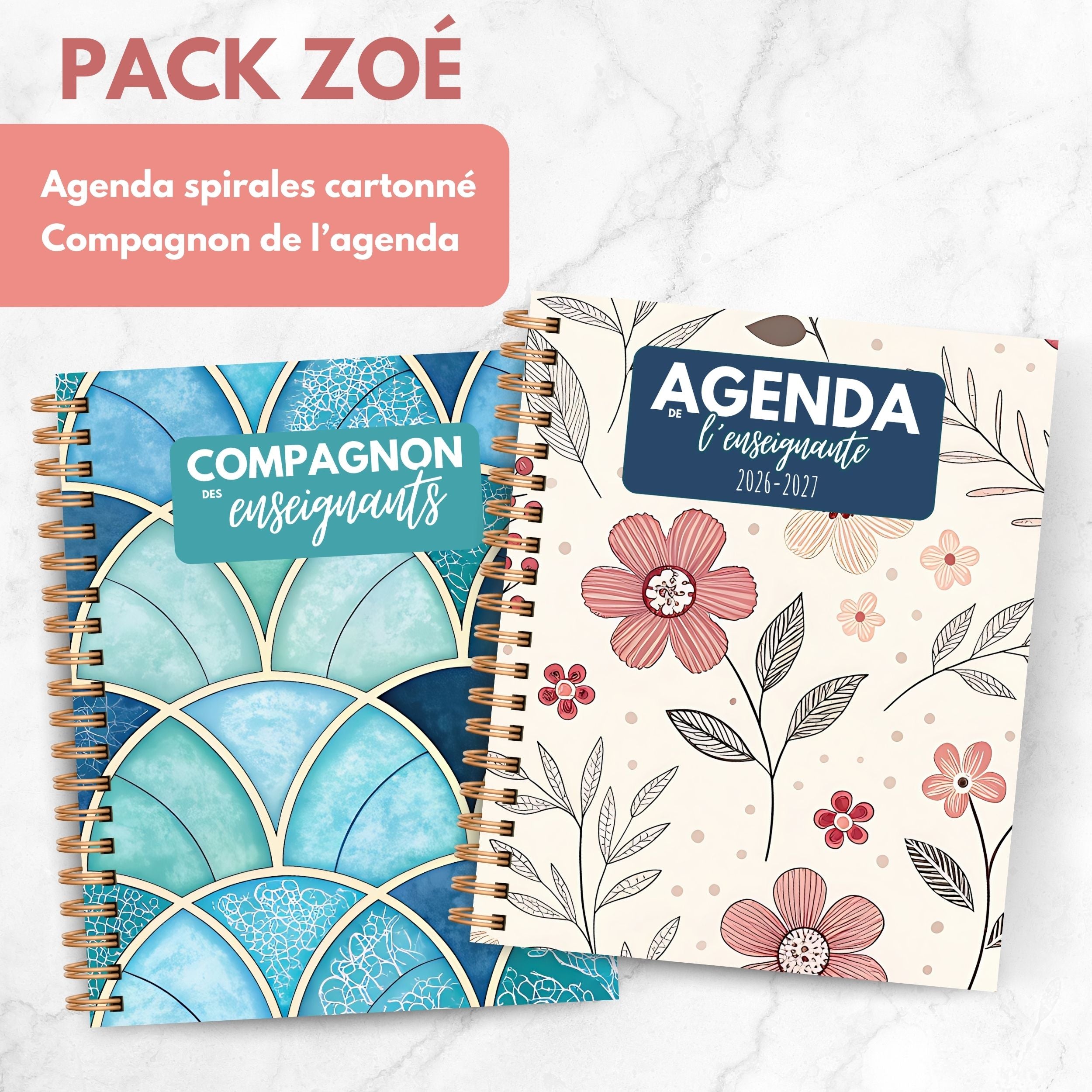 Agenda de l'enseignante ZOÉ