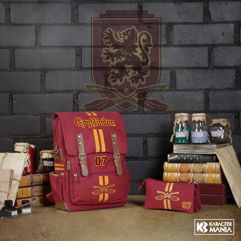Harry Potter - Sac à dos Oxford rouge