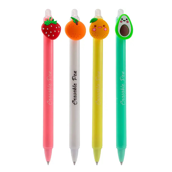Stylo effaçable - Fruits